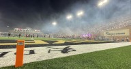 Smoke from barbecue trailer drifted into Allegacy Stadium
