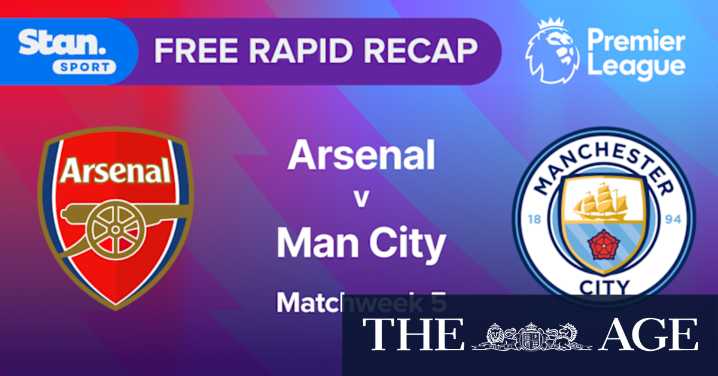 Rapid Recap | MW5: Arsenal vs Man City