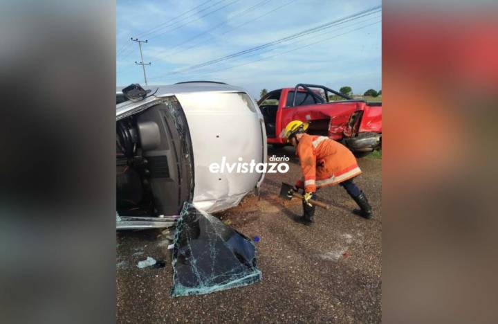 Accidente de tránsito en la Av. Jesús Subero dejó un lesionado y dos vehículos afectados