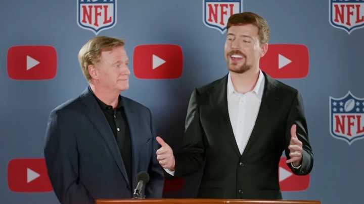 Truth behind MrBeast's claim he bought the NFL as he 'adds a YouTuber to play on each team' in wild video