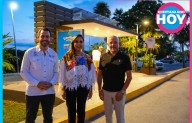 Supervisa Mara Lezama la renovación de paraderos en la zona hotelera