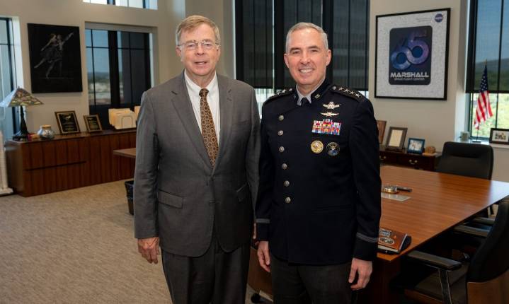 Commanding general of U.S. Space Command pays visit to Huntsville City Hall