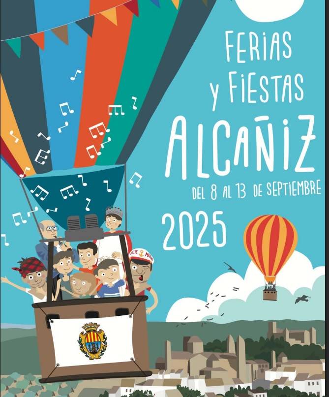 Desde esta sabado ,Fiestas Patronales de Alcañiz 2025.programa completo para descaragar