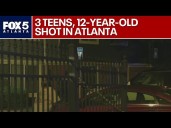 3 teens, a 12-year-old inured in Atlanta shooting