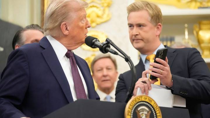 Trump says video showing items thrown from White House is AI after his team indicates it's real