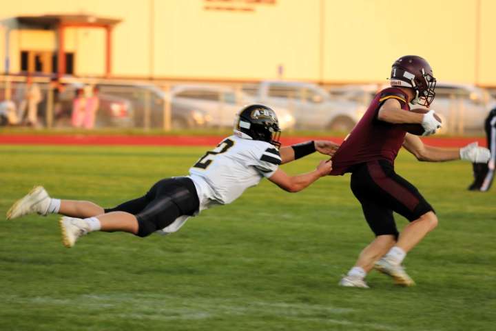 Football: Ashby-Brandon-Evansville endures tough loss to Benson in Sept. 12 game