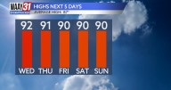 Holding on to summer heat a few more days