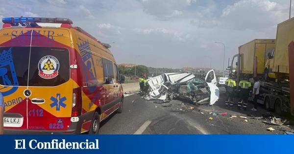 Un conductor, herido grave tras impactar contra las barreras separadoras de la A