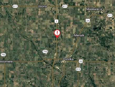 Crash north of Ponoka, expect delays in SB lanes