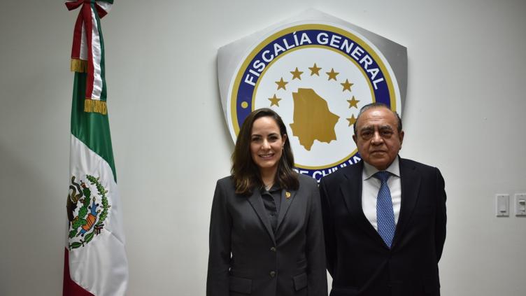 Recibió fiscal Zona Norte a Marcela Herrera; acuerdan colaboración
