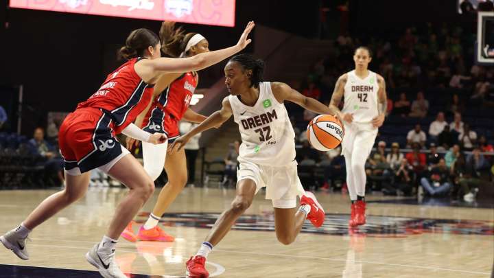 WNBA star Cheyenne Parker-Tyus returns to court just two months after giving birth