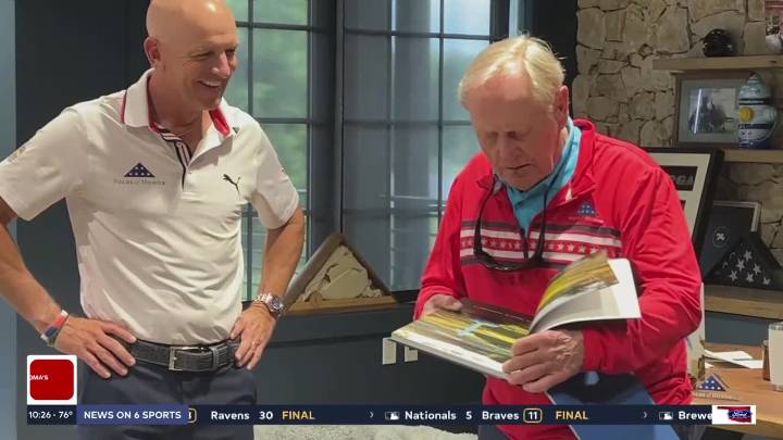 Golf legend Jack Nicklaus spends Monday in Tulsa, Owasso
