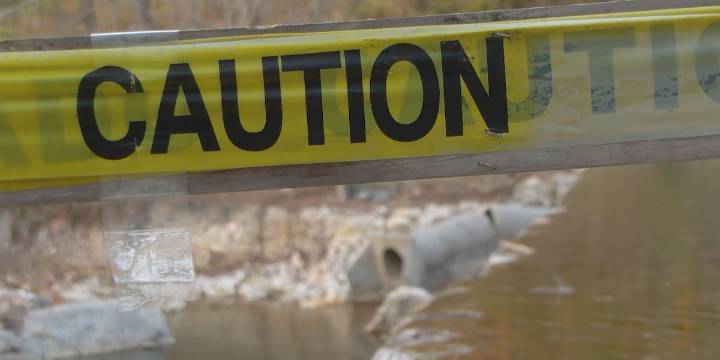Water line explosion in Trent, officials investigating