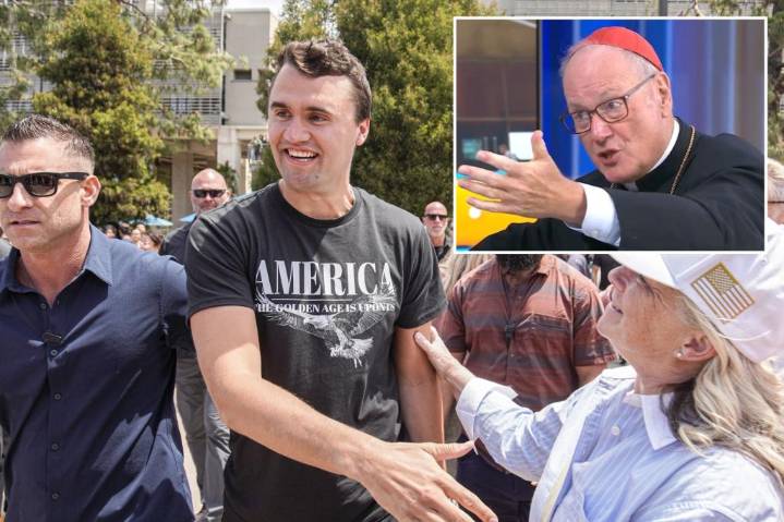 Cardinal Dolan hails Charlie Kirk as 'modern