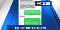 Texts released between Trump and Oregon governor