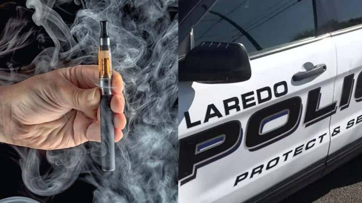 Joven de Laredo es arrestado tras darse a la fuga con cigarros electrónicos con THC