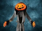 Lewis the Pumpkin Ghoul is back at Target and shoppers gathering to get the friendly ghoul