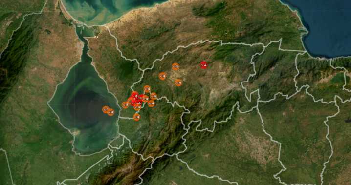 Falla tectónica activó un enjambre sísmico en Venezuela: se han reportado 10 sismos y 21 réplicas