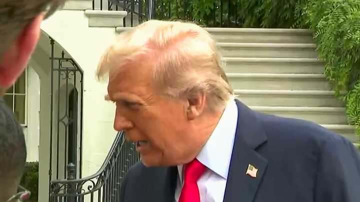 'Be Quiet!' Trump Rages At Reporter For Asking If He's 'Going To War' In Chicago
