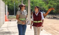 Continúa Ana Paty Peralta supervisiones de obra pública que transforma