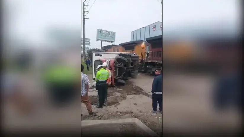 Ate: se restablece el tránsito del Ferrocarril Andino tras accidente en el que se volcó un furgón