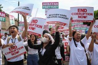 Thousands protest in the Philippines over massive corruption scandal
