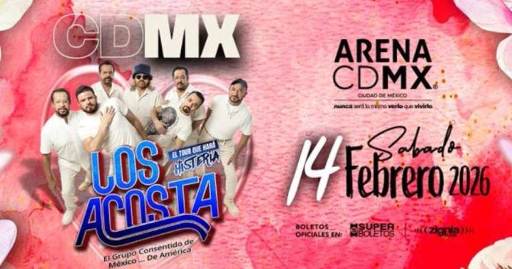 Los Acosta regresan con show en la Arena CDMX