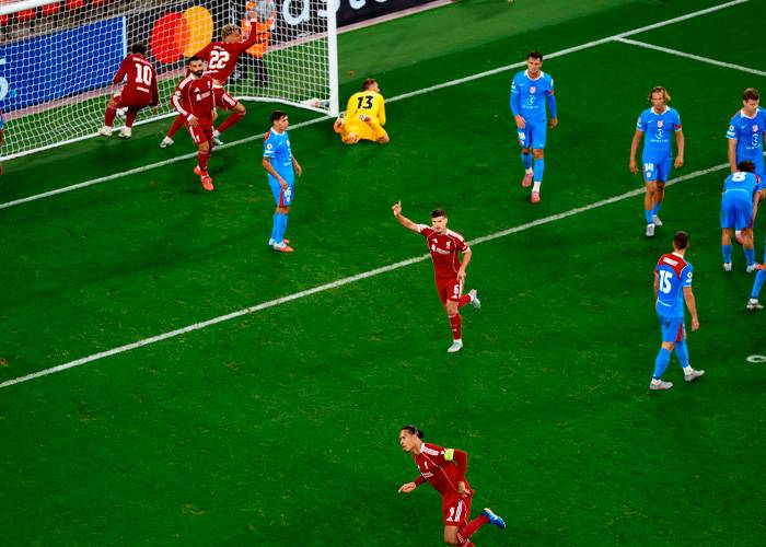 Triunfazos del Liverpool, PSG e Inter en la 1ª fecha de la Fase Liga de la Champions