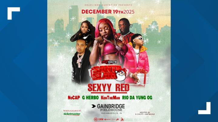 Sexyy Red headlining 'Hot 100.9 Santa Slam' in downtown Indianapolis