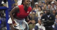 Coco Gauff and Naomi Osaka play each other at the US Open on Monday