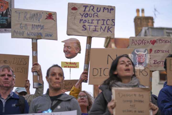 Trump’s second state visit to the UK meets with protests and arrests