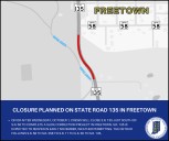 Closure planned on State Road 135 in Freetown