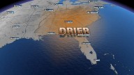Drier air plunges into Central Florida for the weekend