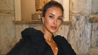Maya Jama puts a feather and lace twist on the Little Black Dress