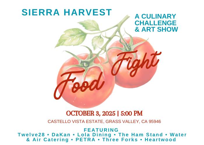 Sierra Harvest Announces Inaugural Food Fight Culinary Challenge Benefit
