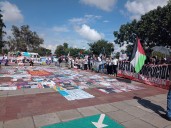 Durante informe de Sheinbaum, colectivos exigen atención a desaparecidos y denuncian descoordinación