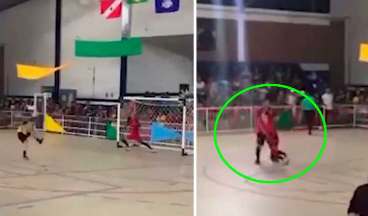 Tragedia en Brasil: arquero muere después de detener un penal con el pecho en pleno partido de futsal