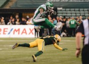 Late-game comeback not enough as Edmonton Elks use big plays to hold on for win over Roughriders