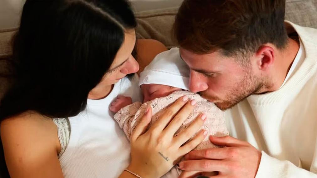 Nació la hija de Alexis Mac Allister y Ailén Cova: “El momento más lindo y especial de nuestras vidas”