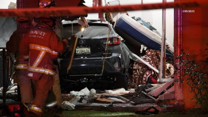 Man charged with manslaughter in August crash of car into Downey home that killed a grandmother