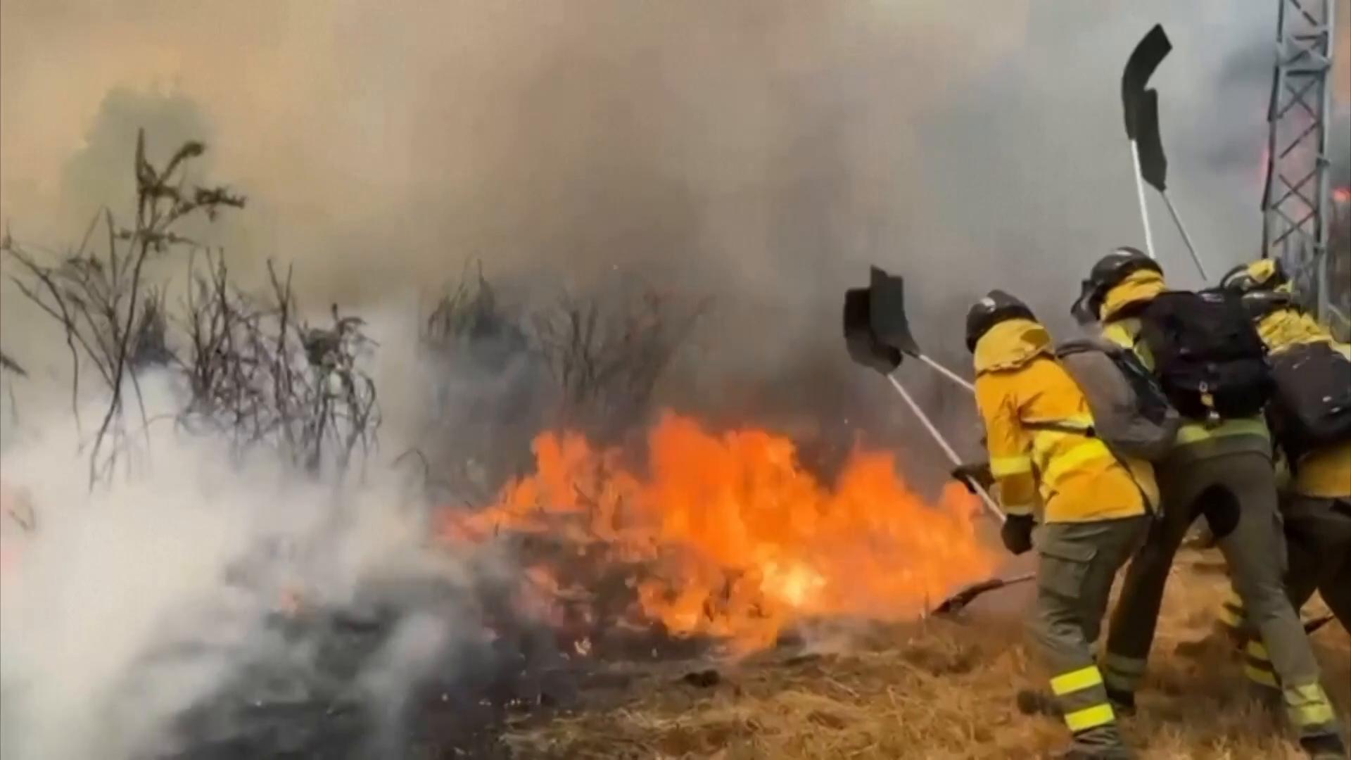 Climate change made heat and dryness that fueled Iberian wildfires 40 times more likely, study finds