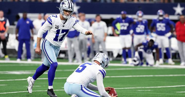 Brandon Aubrey's 46-yard OT field goal lifts Cowboys past Giants 40