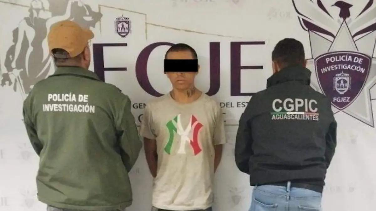 Detienen en Zacatecas a “El Chamoy”, hombre que privó de la vida a su madre en el Guadalupe Peralta