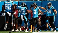 Panthers dominate Falcons 30-0 for first win of the season