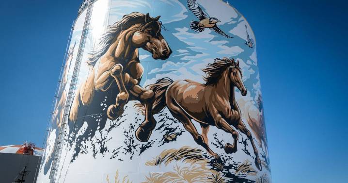 First Cheyenne water tower mural complete, second awaits funding