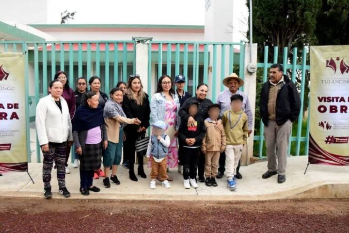 Alcaldesa de Tulancingo entrega obra pública en Huajomulco