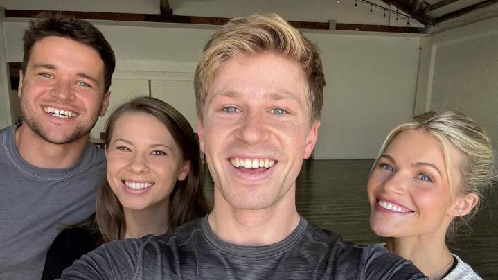 See Bindi Irwin Crash Robert Irwin and Witney Carson's 'DWTS' Rehearsal (PHOTOS)