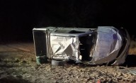 Chocaron un camión y una camioneta cerca de Chacharramendi