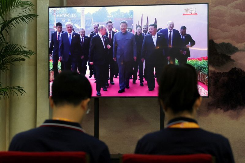 Factbox-Who were the foreign leaders at China's military parade?