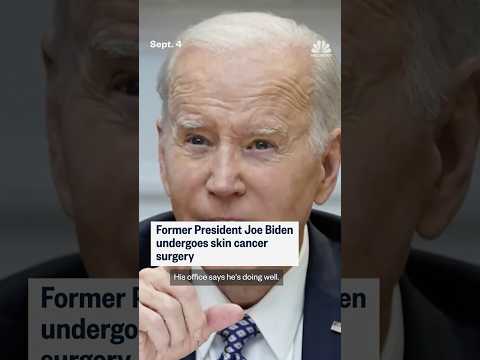 Former President Joe Biden undergoes skin cancer surgery